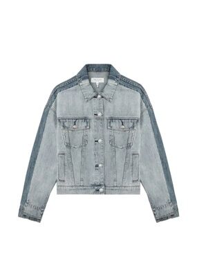 Rag & Bone York Spliced Denim Jacket